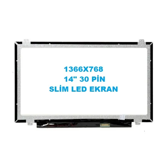 B140XTN02.E Notebook Lcd Ekran Panel (14 Slim Led Parlak Dar Soket)