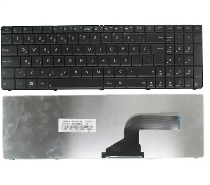 Asus N53, Asus K54, Asus X54, Asus X54H, Asus X54C, Asus X55A, Asus X55C, Asus X55U, Asus N50 Klavye Türkçe MP-10A76TQ6528