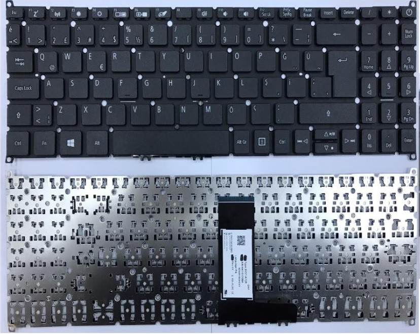 Acer Aspire A515-54, A515-54K, A515-54G Notebook Klavye