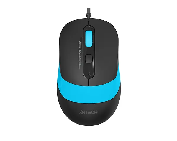 A4 Tech FM10 Kablolu Optik Mouse Siyah/Mavi