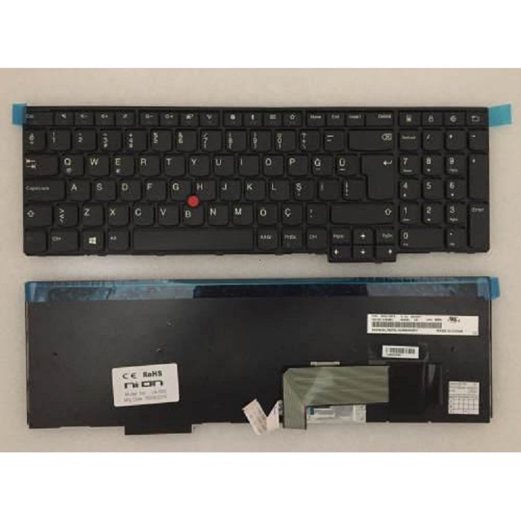 Lenovo ThinkPad E540,W540, W550, W541, T540, T550, T560, E531, L540, L570, P50S Notebook Klavye (Siyah Türkçe)