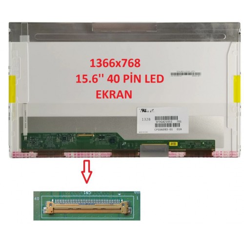 Fujitsu LIFEBOOK E751 Notebook Lcd Ekran Panel (15.6 Led Parlak)