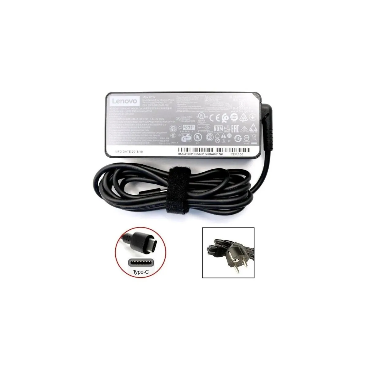 Lenovo Thinkpad E15 Gen 2 type 20T8 20T9 Notebook Adaptör (Orjinal Lenovo 20V 3,25 65W)