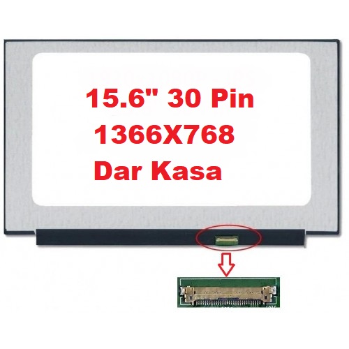 HP 15-DW2024NT 235Q6EA 15-DW2022NT 1Z1F5EA Lcd Panel (1368*768 Slim Led Dar Kasa)