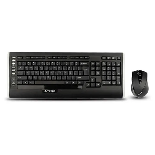 A4 TECH 9300F F Kablosuz Usb Siyah Multimedya Klavye/Mouse Set