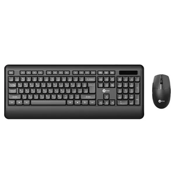 Lecoo KW202 Kablosuz Türkçe Q Klavye  Mouse Set Siyah
