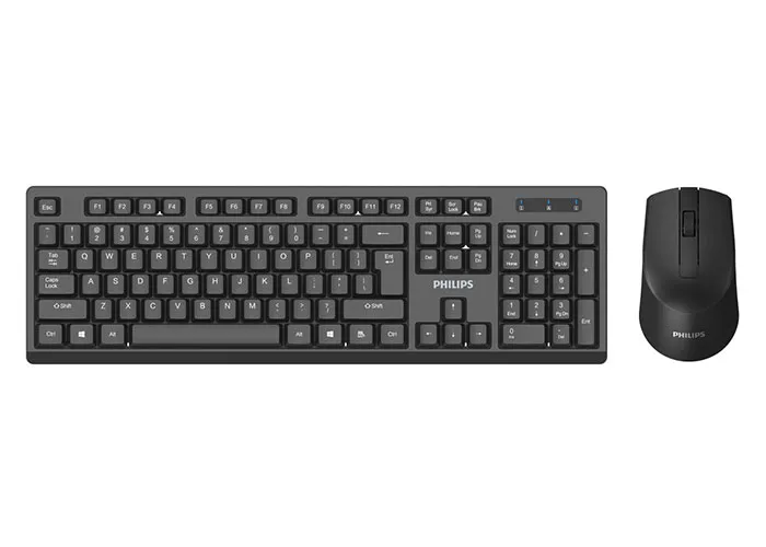 Philips SPT6354 Siyah Kablosuz Q Standart Klavye + Mouse Set