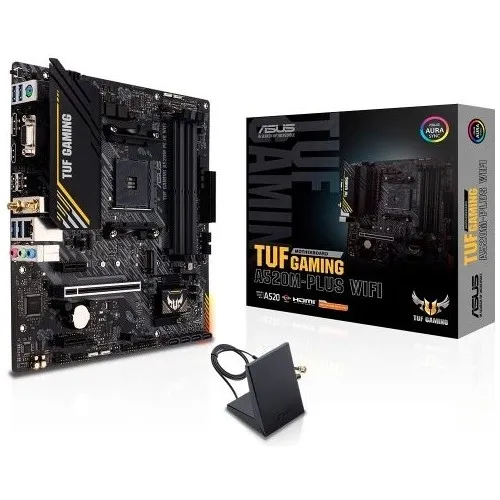 Asus Tuf Gaming A520M-PLUS Wi-Fi AMD AM4 DDR4 Micro ATX Anakart
