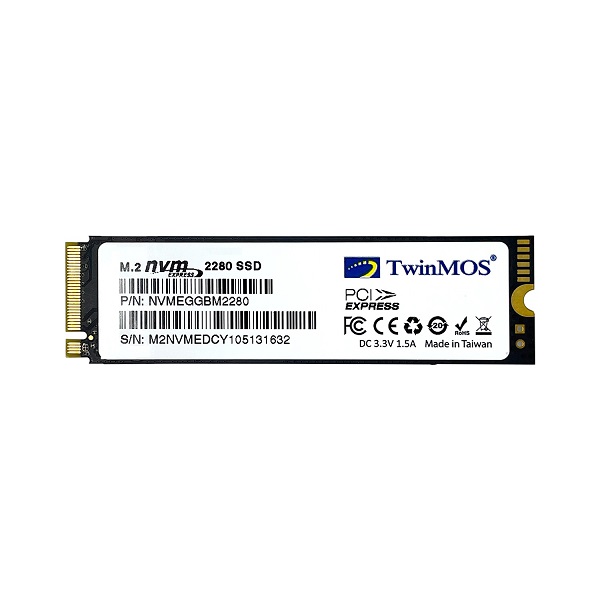 TwinMOS 256GB AlphaPro NVMe M.2 PCle Gen3 3600-3250MB/s (NVMe256GB2280AP)