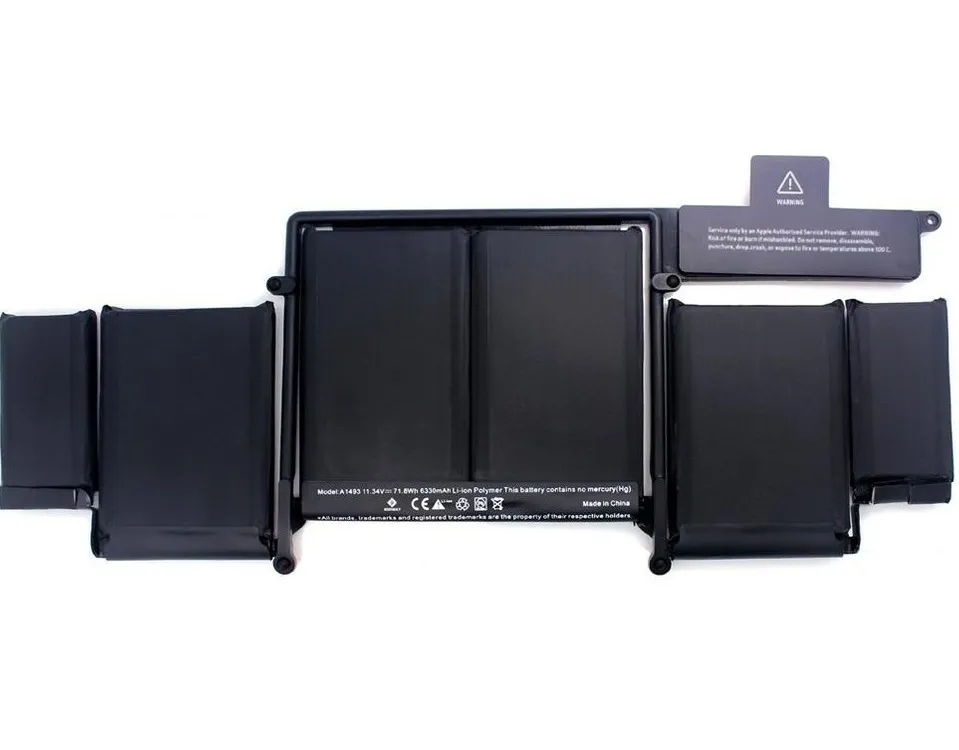 Macbook Pro A1493 2013 - 2014 MF839LL/A MF841LL/A MF843LL/A Notebook Batarya (74.9Wh 6559mah)