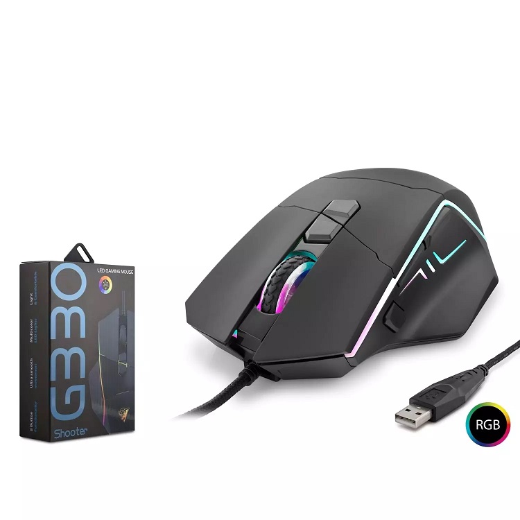 HADRON Shooter G330 Oyuncu Mouse Kablolu 6400 Dpı RGB