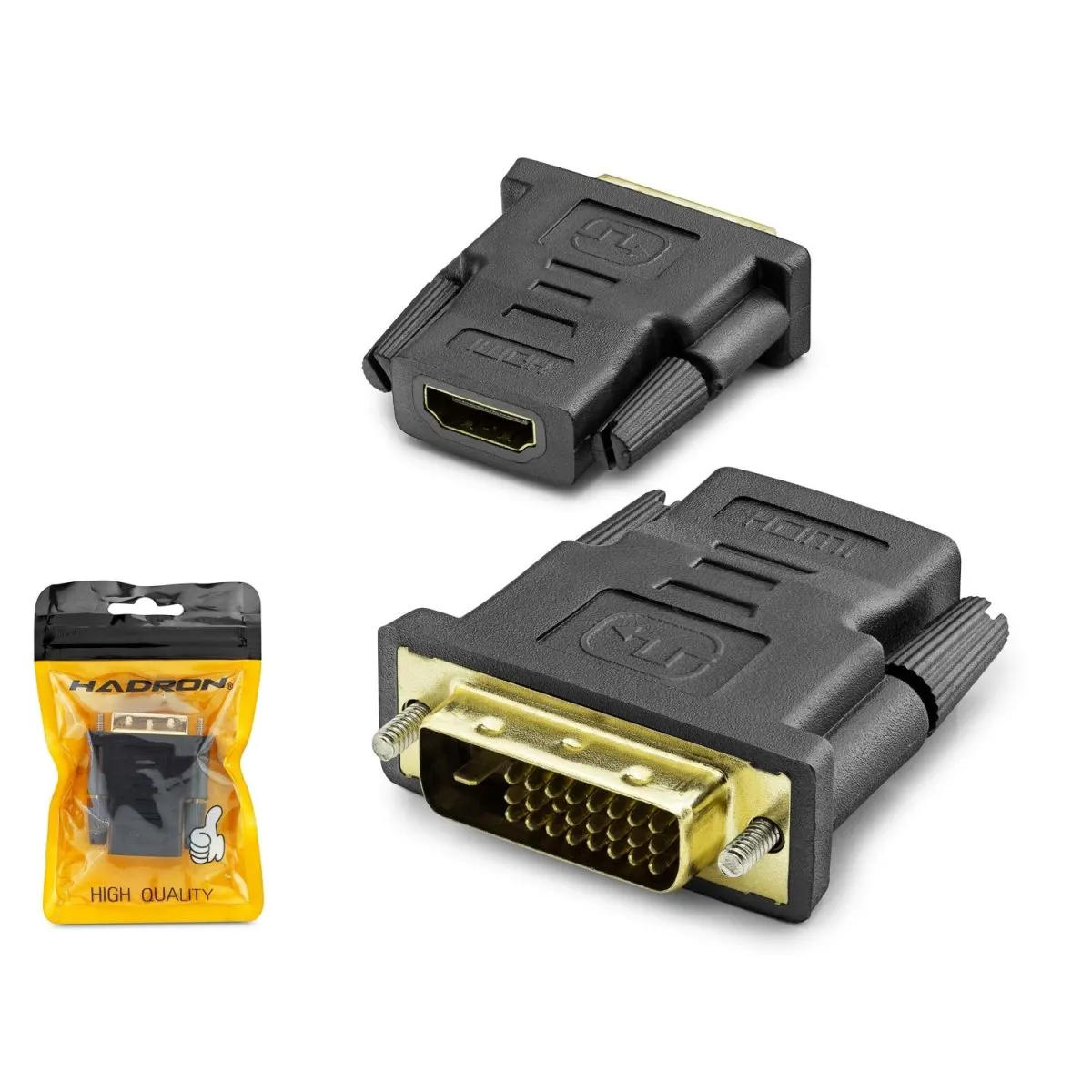 Fully-507 DVI TO HDMI (DVI Erkek To HDMI Dişi) 24+1 Çevirici Adaptör 