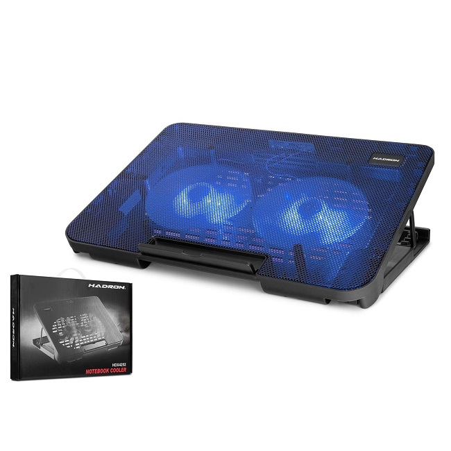 NOTEBOOK SOĞUTUCU LEDLİ ÇİFT FANLI HADRON HDX4252(2007) 