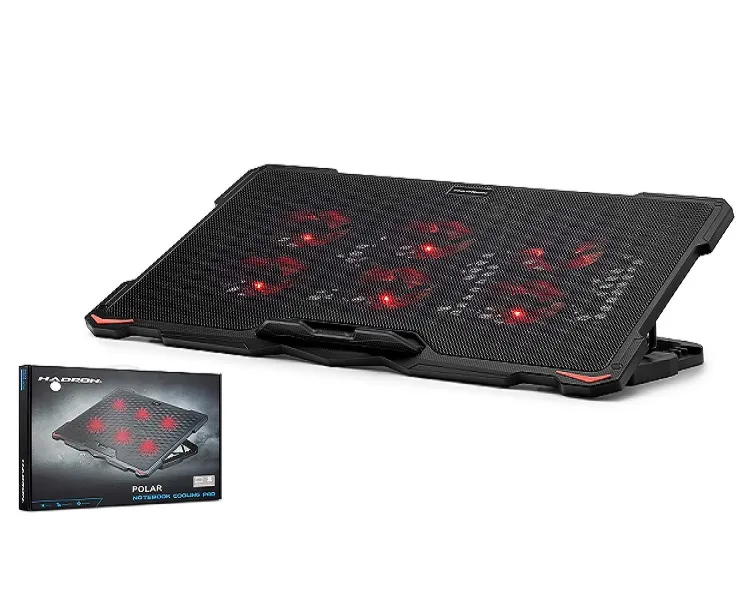 NOTEBOOK SOĞUTUCU LEDLİ 6 FANLI HADRON POLAR(2013) 