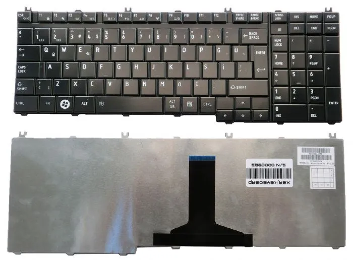 Toshiba Satellite A500 A505 L500 L505 L505D L350 L355 X500 P200 P205 P300 P305 P305D Klavye MP-06873US-930