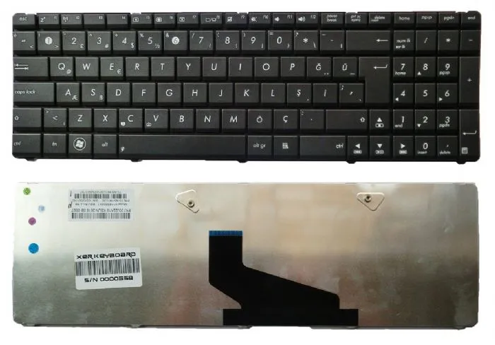 Asus K53U, Asus K53TA, Asus X53S Klavye Türkçe
