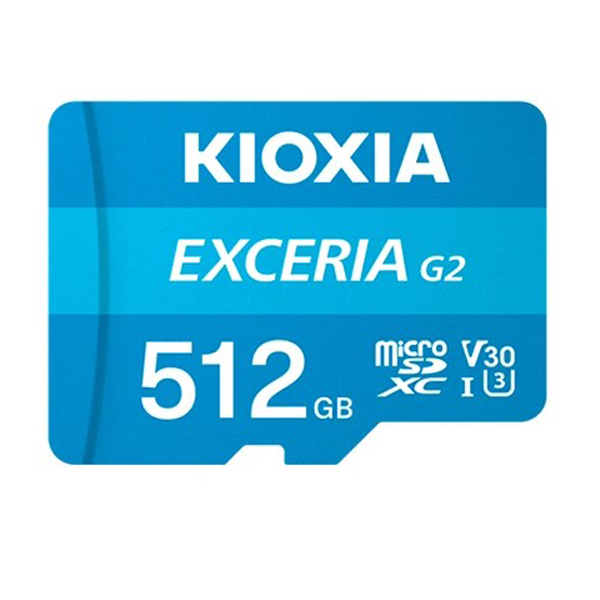 Kioxia Exceria 512GB Micro SDXC UHS 1 CLASS 10 100MB/S LMEX2L512GG2