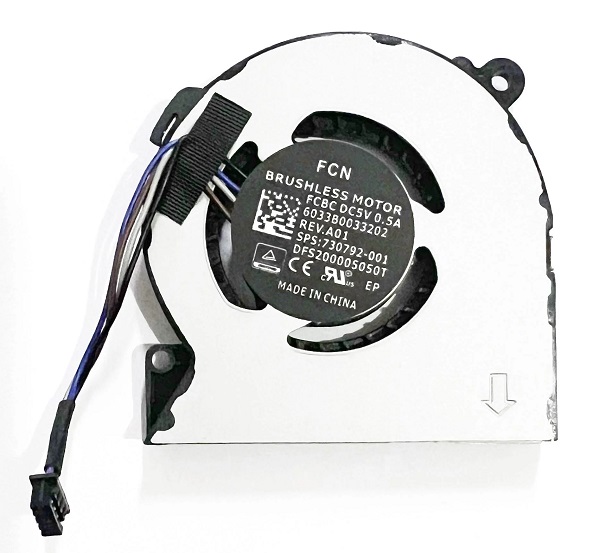 HP Elitebook 720 G1, 720 G2, 725 G1, 725 G2, 820 G1, 820 G2, 825 G1, 825 G2, 730547-001 Notebook Cpu Fan