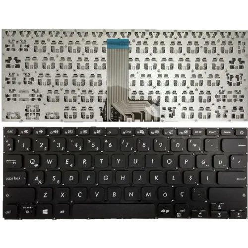 Asus X409MA-BV158 X409MA-BV086 Notebook Klavye (Siyah TR)