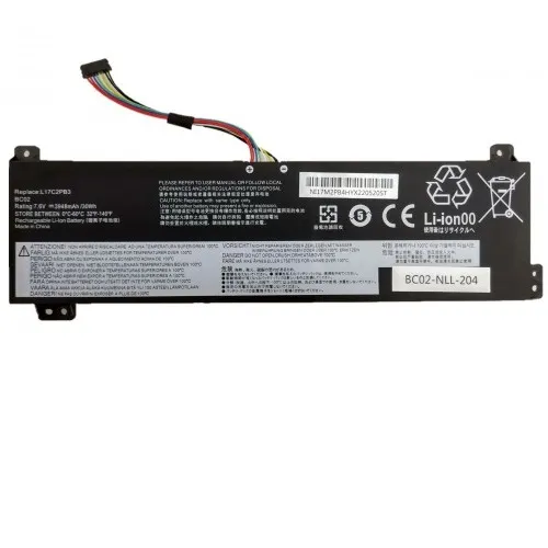 Lenovo ideapad L17C2PB3, L17C2PB4, L17L2PB3, L17L2PB4, L17M2PB3, L17M2PB4 V130 V330 V130-15 Notebook Batarya (4000Mah 30wH)