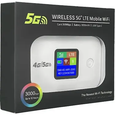 Data 4G/5G A8-E Mobil Sim Kartlı WiFi Router 300Mbps Kablosuz Taşınabilir Hotspot Cep Modem