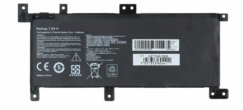 Asus Muadil X556 C21n1509 K556U, K556UA, K556UJ K556UQ, K556UR X556U, X556UA, X556UB X556UF, X556UJ, X556UQ +7.6V 38WH X556UA X556UB X556UF X556UJ X55