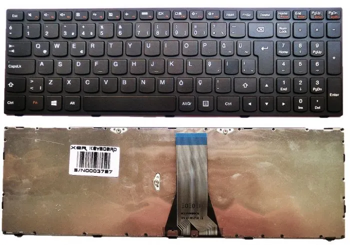 Lenovo IdeaPad 300-15, LENOVO 300 80Q7 80RS 300-15ISK 80Q7, 80RS 300-15IBR 500-15ISK, 500-15ACZ Klavye TuşTakımı Q-Türkçe
