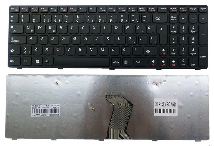 Lenovo ideapad G500, G505, G510 20236,80A6, 20240, 80AA 20238, 80A8 G700 G710 20236 20238 mp-12p8 Klavye Tuş Takımı