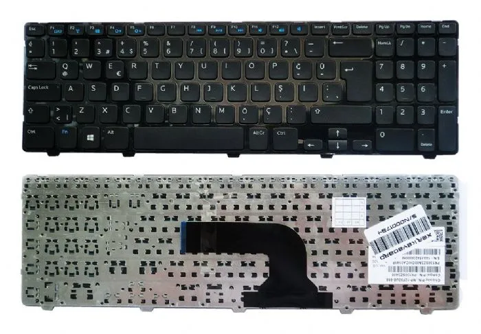 Dell 3521, Dell 3537, Dell 5521, Dell 5537 Klavye Türkçe PK130SZ3A00 MP-12F83US-698