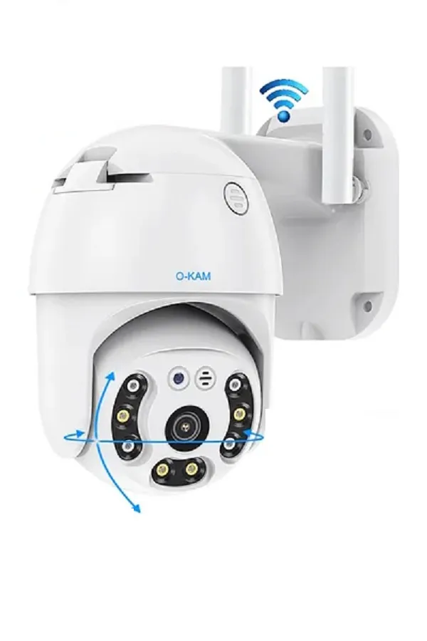 O-Kam 3011 4mp Wifi Ptz Akıllı Kamera 256 GB Sd Kart Desteği