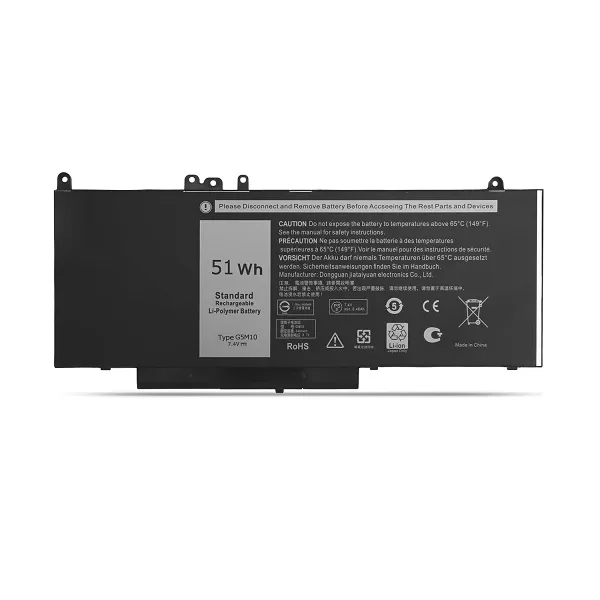 Dell G5M10 0G5M10 F5WW5 0F5WW5 E5470 Notebook Batarya 51Wh