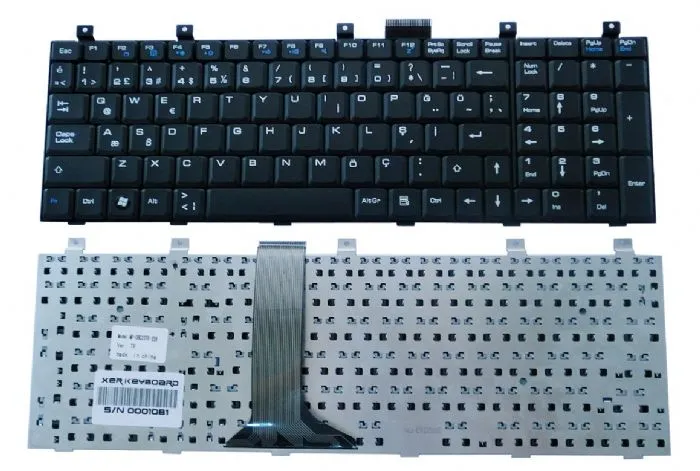 Msi MS-1682, Msi MS-1683, Msi VR600, Msi MS-163C Klavye Türkçe MP-08C23TQ-359