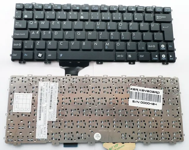 Asus 1011, Asus 1015, Asus X101 Klavye Türkçe V103662GK1