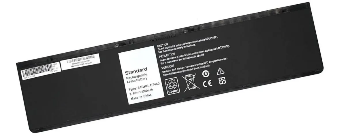 Dell Latitude P40G P40G002 E7400 E7440 E7450 E7420 3RNFD G95J5 34GKR 0909H5 3RNFD Notebook Batarya (4500Mah 33wh 7.4 V)