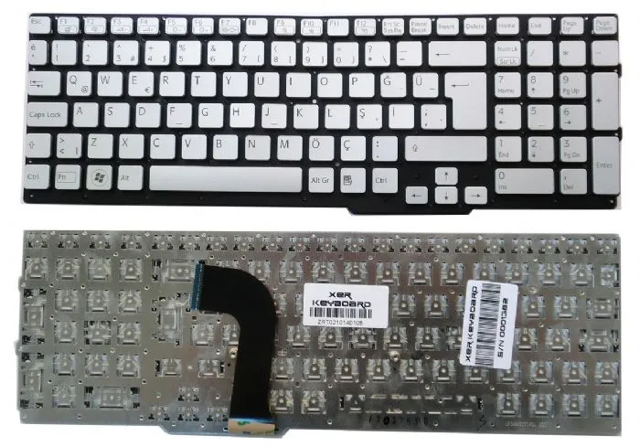 Sony Vaio SVS15 149015311US 9Z.N6CBF.401 55012FVP2G2-035-G 9Z.N6CBF.70Q KLAVYE TUŞ TAKIMI
