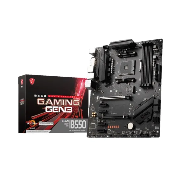 MSI MB B550 GAMING GEN3 AM4 B550 DDR4 4400(OC) HDMI DVI-D 1XM.2 USB3.2 ATX