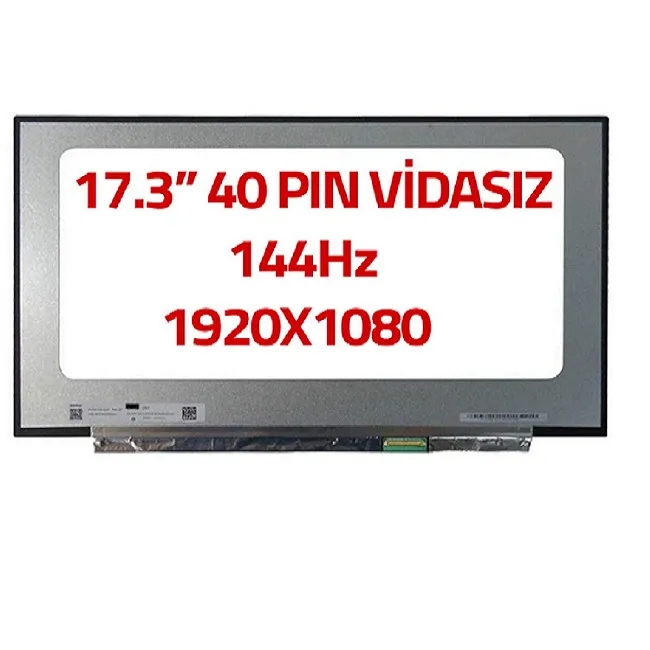 N173HCE-G33 REV.B1 N173HCE-G33 REV.C1 Notebook Lcd Ekran (17.3 Led Mat 144Hz)