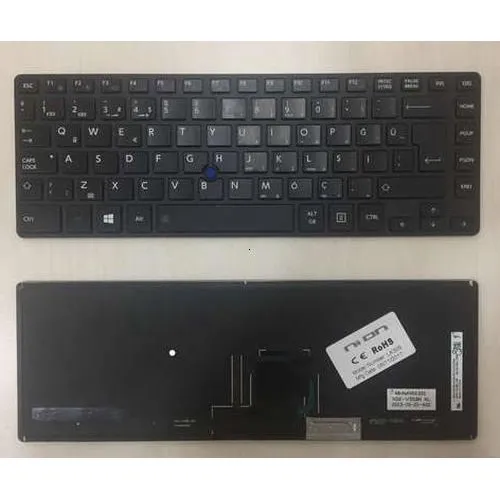 Toshiba Tecra Z40-A-15F Notebook Klavye (Siyah TR)