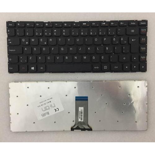 Lenovo Yoga 500-14ISK Notebook Klavye (Siyah TR)