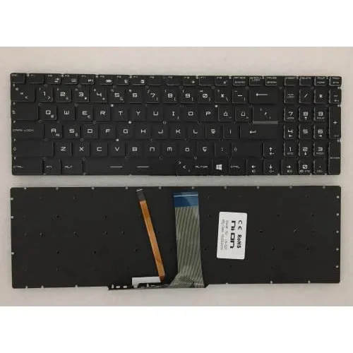 Msi GE62 6QF Notebook Klavye (Siyah TR Rgb Aydınlatmalı)