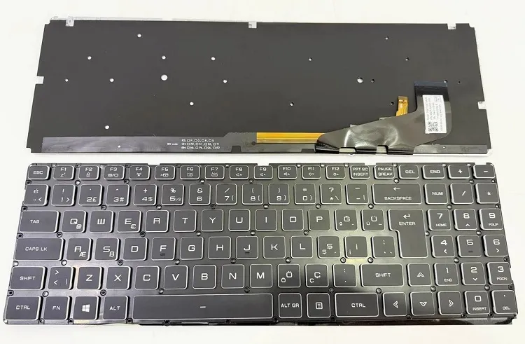 Monster Abra A5 V15 Serisi Rgb A5 V15.1 A5 V15.2  A5 V15.3 A5 V15.4 Klavye Tuş Takımı