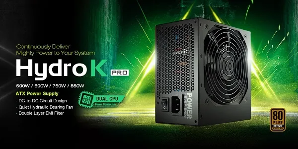FSP Hydro K PRO 850W 80+ Bronze 120mm Fanlı ATX PSU