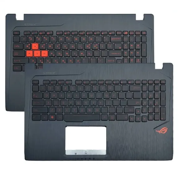 Asus GL553V Notebook Klavye - Tuş Takımı Üst Kasa Siyah Kırmızı Tuş V.1