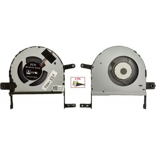 Asus S510UQ S510UA S510 S510UN Uyumlu Notebook Cpu Fan (4 pin) 