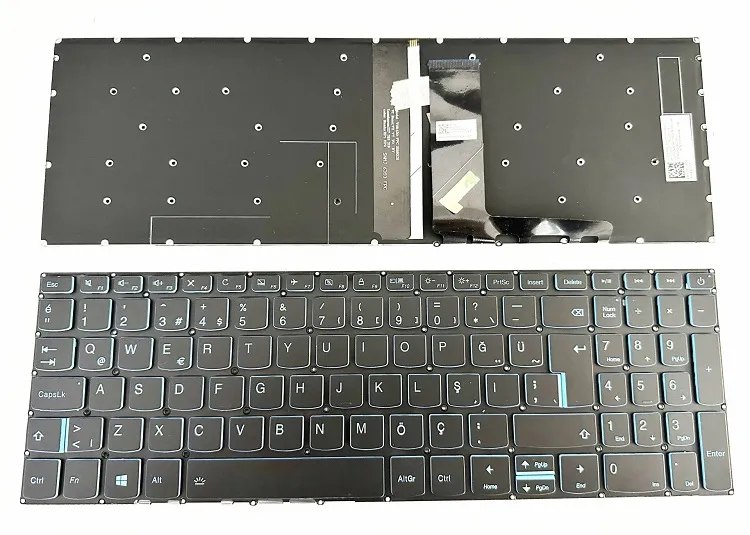Lenovo Ideapad 3-15ADA05 81W1, 330-15ICH 81FK, S340-15Iwl S340-15Iwl S145-15 81Mv 81Vd 81N3, 81Ut 81W6 Klavye Mavi Tuş