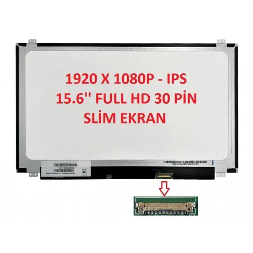  Hp 15-DA1045NT 6LH33EA Notebook Lcd Ekran (15.6 Slim Led Full Hd Ips Mat 1920*1080)