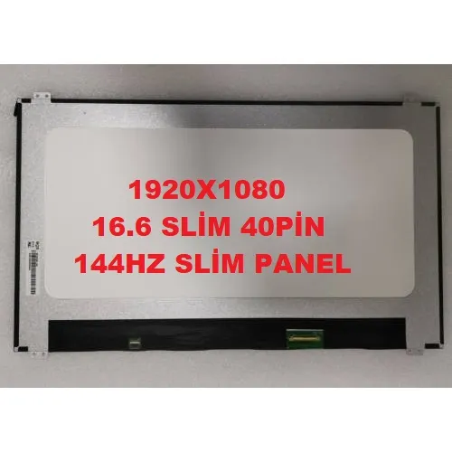 NV166FHM-N41 Notebook Lcd Ekran (1920*1080 FHD 40 PİN 144HZ 16.6 Led Mat)