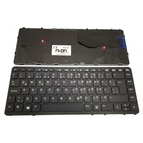 Hp Elitebook 840 G1, 840 G2 Notebook Klavye (Siyah TR)