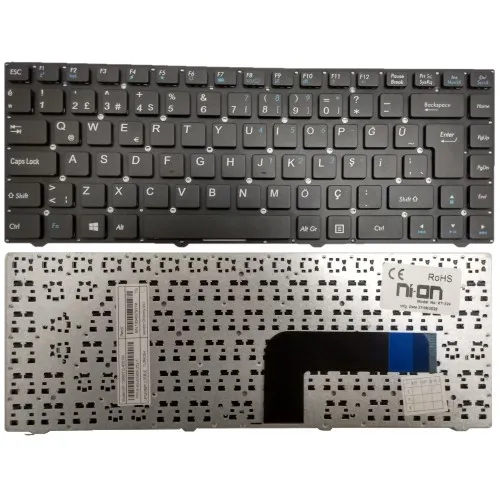 Exper MP-12B86TQ-4301W 6-80-W5400-191-1 Notebook Klavye (Siyah TR)