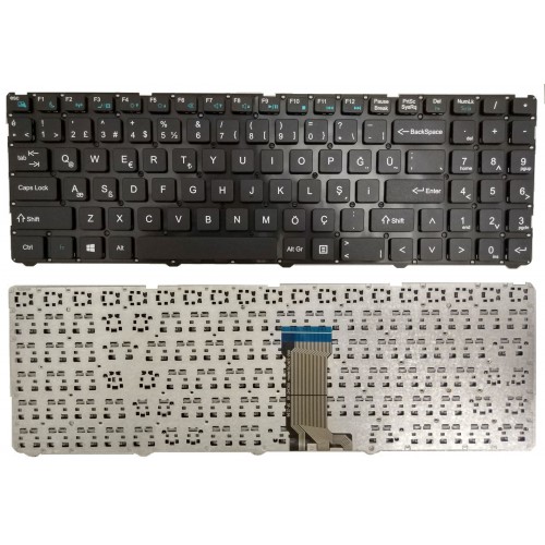 Casper Nirvana C600 C650 Notebook Klavye (Siyah TR)